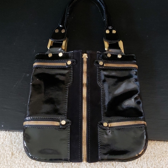 - π Jimmy Choo Black Mona Patent Bag π - Picture 11 of 11
